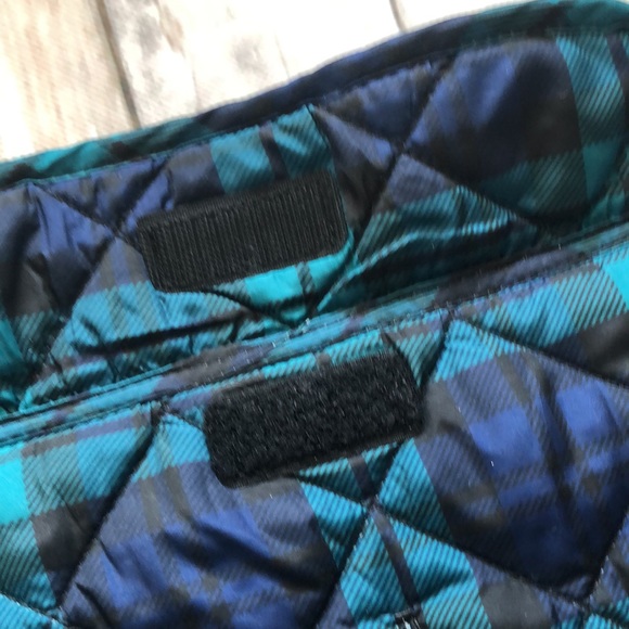 ST. JOHNS BARK PLAID DOG COAT / Size Medium - Picture 2 of 5